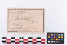 Etikett zu Bronzemehrkopfnadel (NHMW-PRAE-035774)